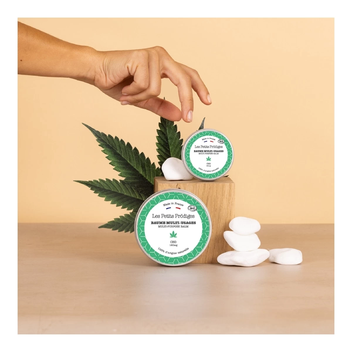 SOINS-Baume Multi-usages Cbd - Bio - Cosmos Organic Certifié Par Cosmécert-LES PETITS PRODIGES 6 SOINS-Baume Multi-usages Cbd - Bio - Cosmos Organic Certifié Par Cosmécert-LES PETITS PRODIGES – Image 4