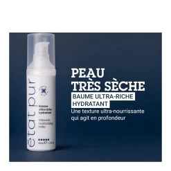 SOINS PURS-Baume Ultra-riche Hydratant-ETAT PUR 9 SOINS PURS-Baume Ultra-riche Hydratant-ETAT PUR -Dreamteam cosmétique. BME U RICHHYDPSS40ML TBE 102604227 3