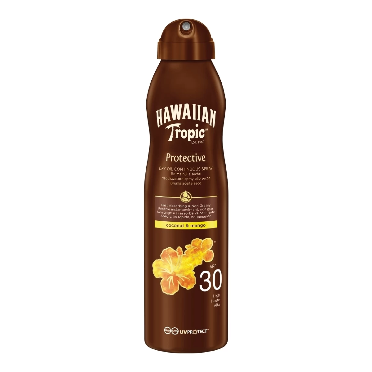 SOLAIRE-Brume Huile Solaire - SPF30-HAWAIIAN TROPIC 3 SOLAIRE-Brume Huile Solaire - SPF30-HAWAIIAN TROPIC