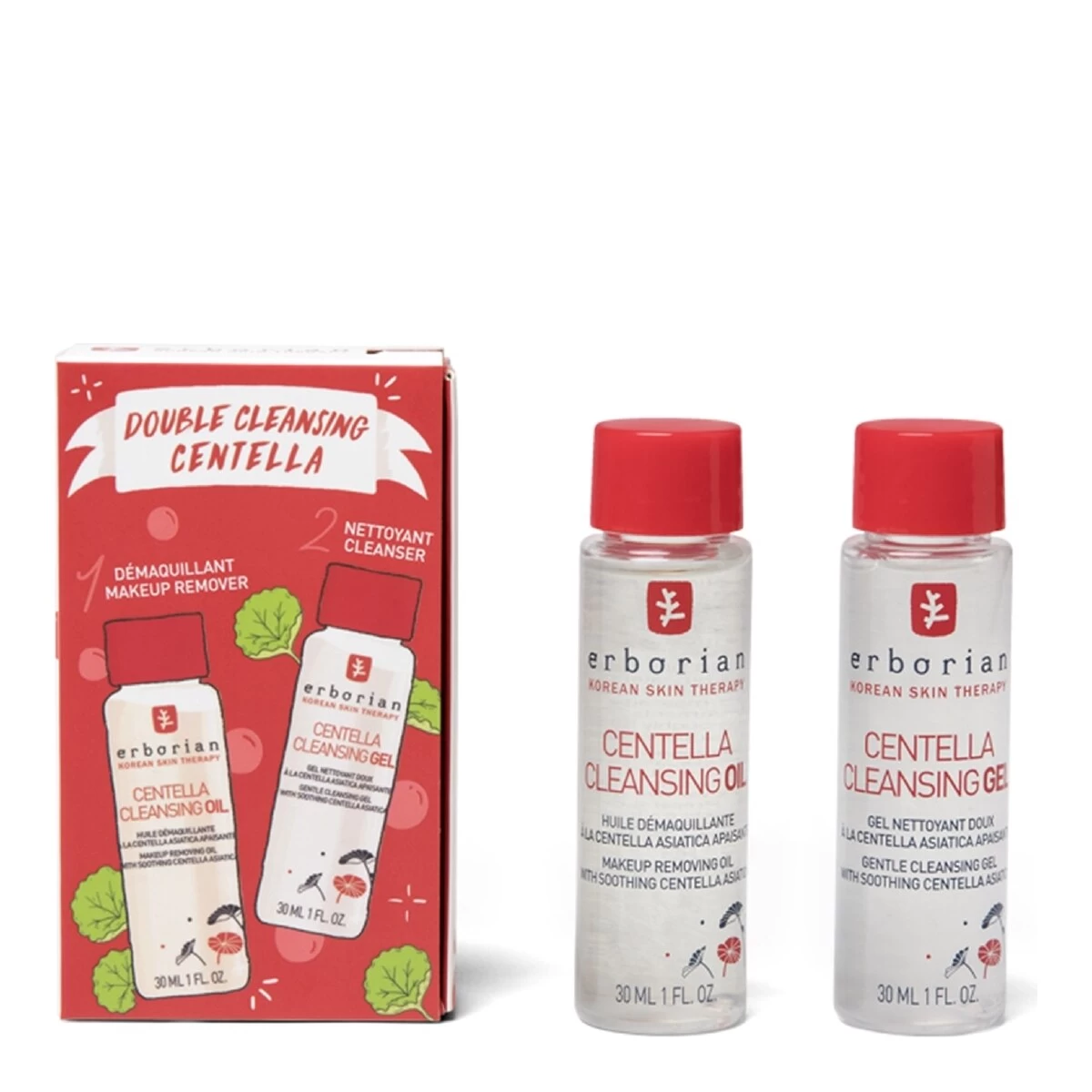 CENTELLA CLEANSING-Coffret Nettoyant & Démaquillant Visage-ERBORIAN 3 CENTELLA CLEANSING-Coffret Nettoyant & Démaquillant Visage-ERBORIAN