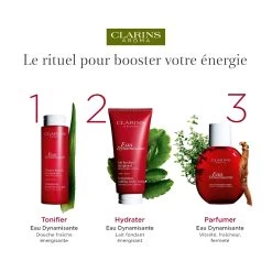 AROMA EAU DYNAMISANTE-Lait Fondant Energisant, Hydratant, Tonifiante & Parfumé - Corps-Clarins 9 AROMA EAU DYNAMISANTE-Lait Fondant Energisant, Hydratant, Tonifiante & Parfumé - Corps-Clarins -Dreamteam cosmétique. EAU DYNAMISLTC 200ML TBE 102503240 3