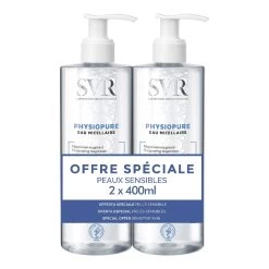 PHYSIOPURE DUO EAU MICELLAIRE-Eau Nettoyante Démaquillante Pureté Douceur-LABORATOIRE SVR
