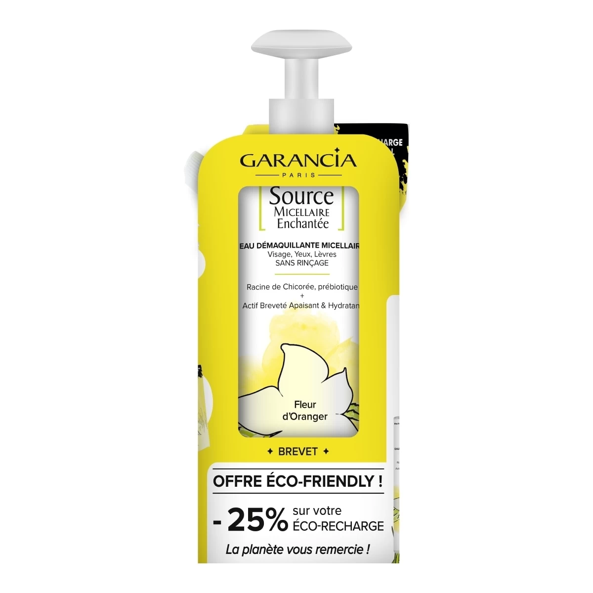 SOURCE MICELLAIRE ENCHANTÉE-Flacon Fleur D'Oranger + Recharge (-25% Sur La Recharge)-GARANCIA 3 SOURCE MICELLAIRE ENCHANTÉE-Flacon Fleur D'Oranger + Recharge (-25% Sur La Recharge)-GARANCIA