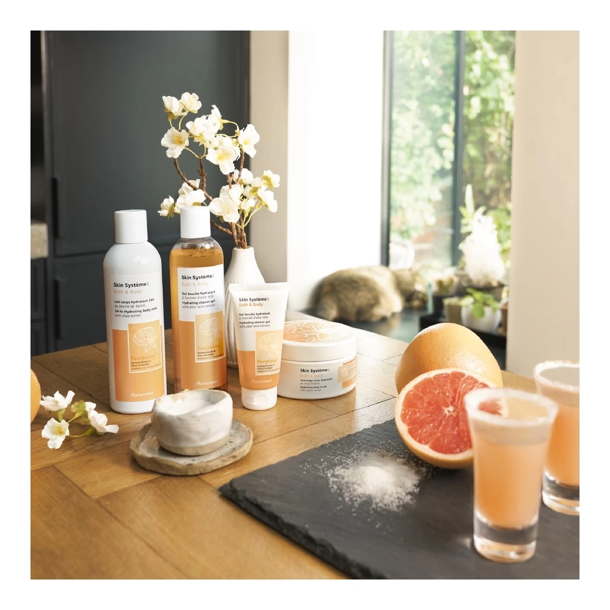 SKIN SYSTÈME : BATH & BODY-Gommage Corps Hydratant Pamplemousse & Fleur D'oranger-MARIONNAUD 5 SKIN SYSTÈME : BATH & BODY-Gommage Corps Hydratant Pamplemousse & Fleur D'oranger-MARIONNAUD – Image 3