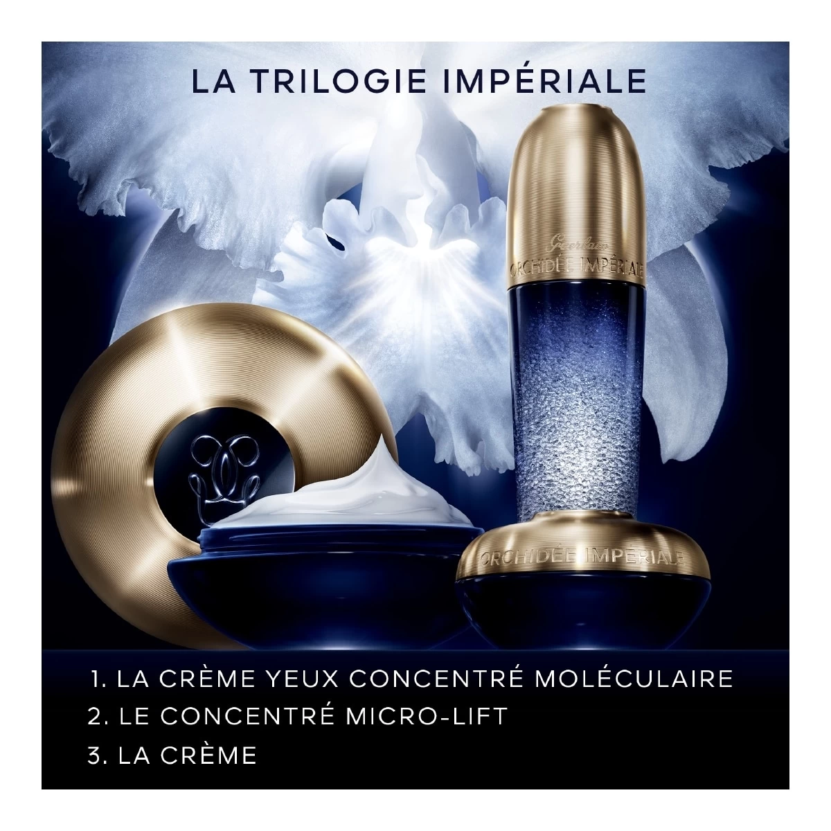 ORCHIDÉE IMPÉRIALE-La Crème Yeux Concentré Moléculaire - Rechargeable-Guerlain 6 ORCHIDÉE IMPÉRIALE-La Crème Yeux Concentré Moléculaire - Rechargeable-Guerlain – Image 4