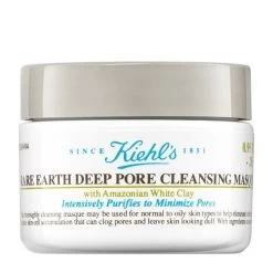 RARE EARTH-Masque Purifiant & Désincrustant à L’argile Blanche-KIEHLS