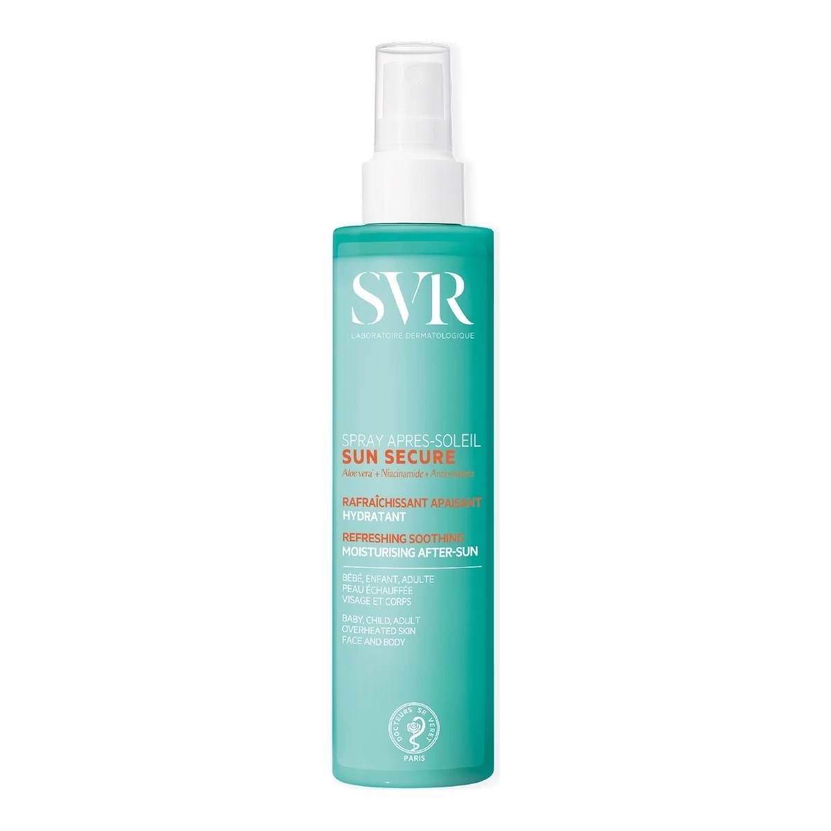 SUN SECURE SPRAY APRÈS-SOLEIL-Rafraîchissant Apaisant Hydratant-LABORATOIRE SVR 3 SUN SECURE SPRAY APRÈS-SOLEIL-Rafraîchissant Apaisant Hydratant-LABORATOIRE SVR