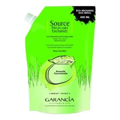 SOURCE MICELLAIRE ENCHANTEE-Recharge Eau Démaquillante Micellaire Visage, Yeux Et Lèvres Sans Rinçage Amande Gourmande-GARANCIA