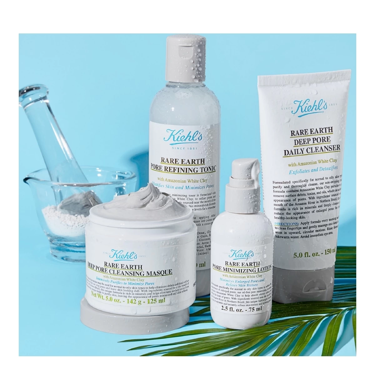 RARE EARTH-Tonique Biphasé Purifiant à L'argile Blanche Peaux Normales à Grasses-KIEHLS 6 RARE EARTH-Tonique Biphasé Purifiant à L'argile Blanche Peaux Normales à Grasses-KIEHLS – Image 4