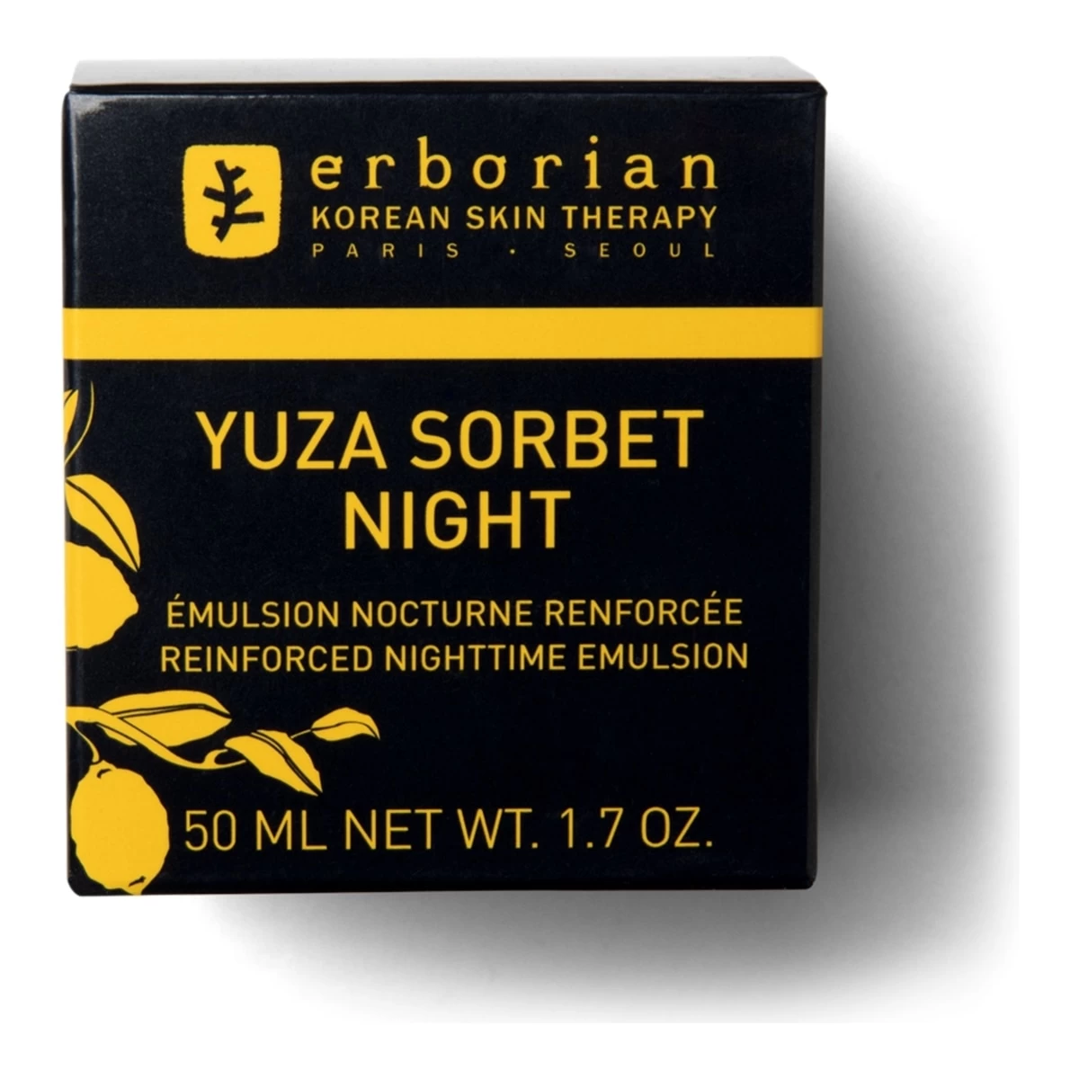 YUZA SORBET NIGHT-Emulsion Nocture Renforcée-ERBORIAN 3 YUZA SORBET NIGHT-Emulsion Nocture Renforcée-ERBORIAN